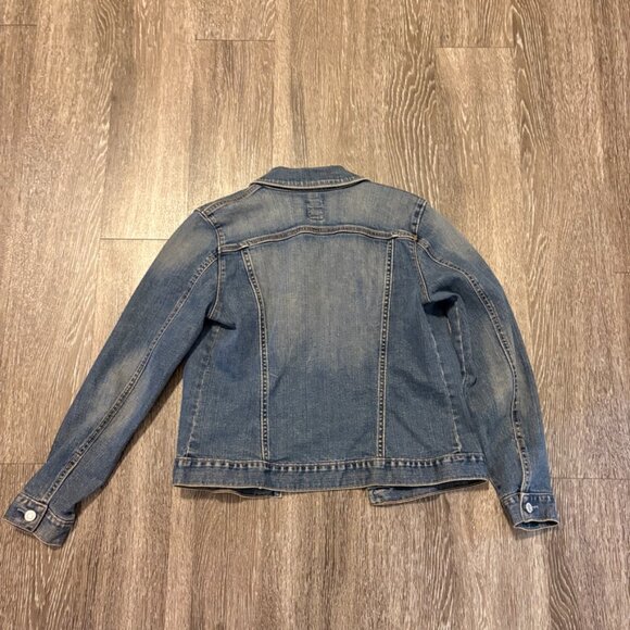 GAP Stretch Denim Jacket Women’s Medium Blue Jean Jacket RN 54023 Classic Fit - Picture 5 of 6